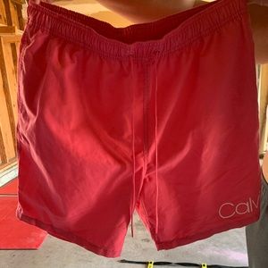 Hot pink Calvin Klein shorts!